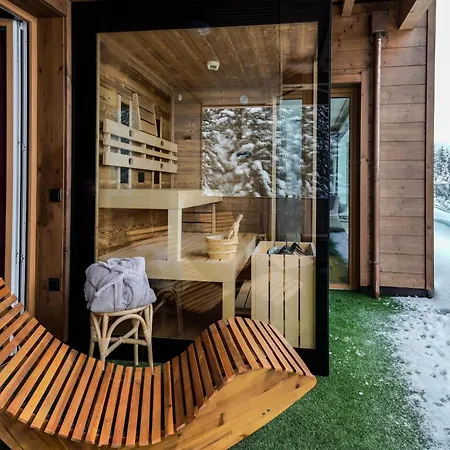 Kitzbüheler Alpenlodge Top A6 with private panoramic sauna Mittersill Exterior foto